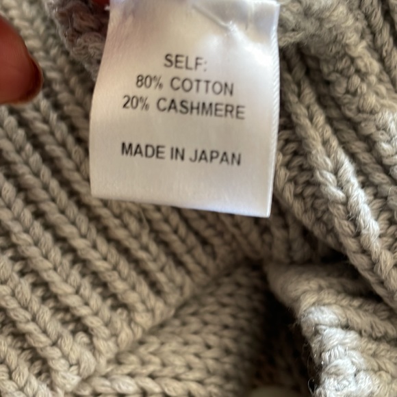 Off the Shoulder sweater. ADEAM. Chunky knit cardigan. - Picture 5 of 5